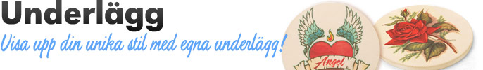 Underlägg, Glasunderlägg, Dryck Underlägg